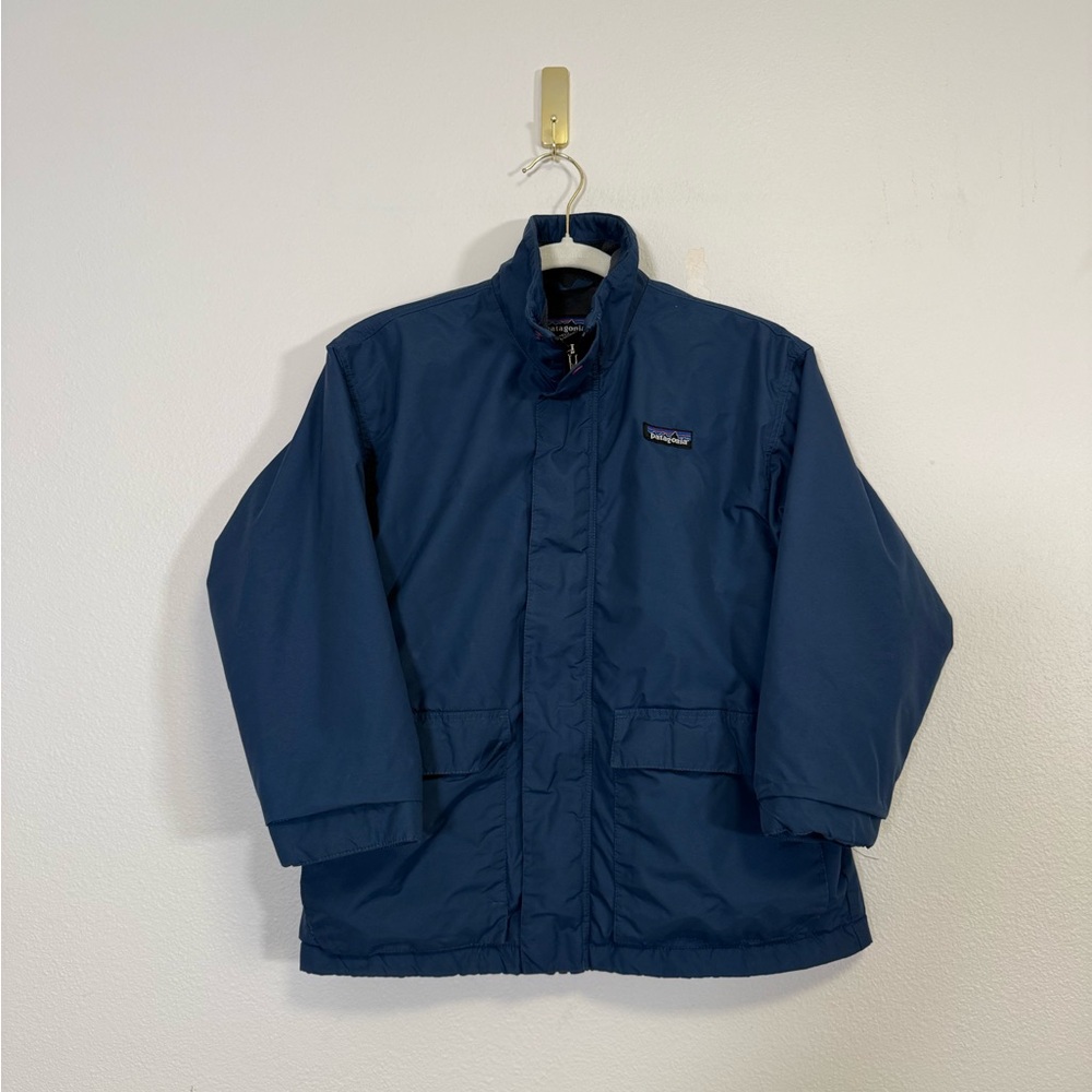 Vintage Patagonia Kids Zip Up Jacket blue Size 10